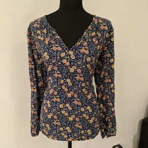 Old Navy Floral Blouse XL